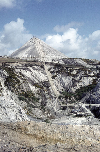 China clay spoil heaps. ©John Rostron