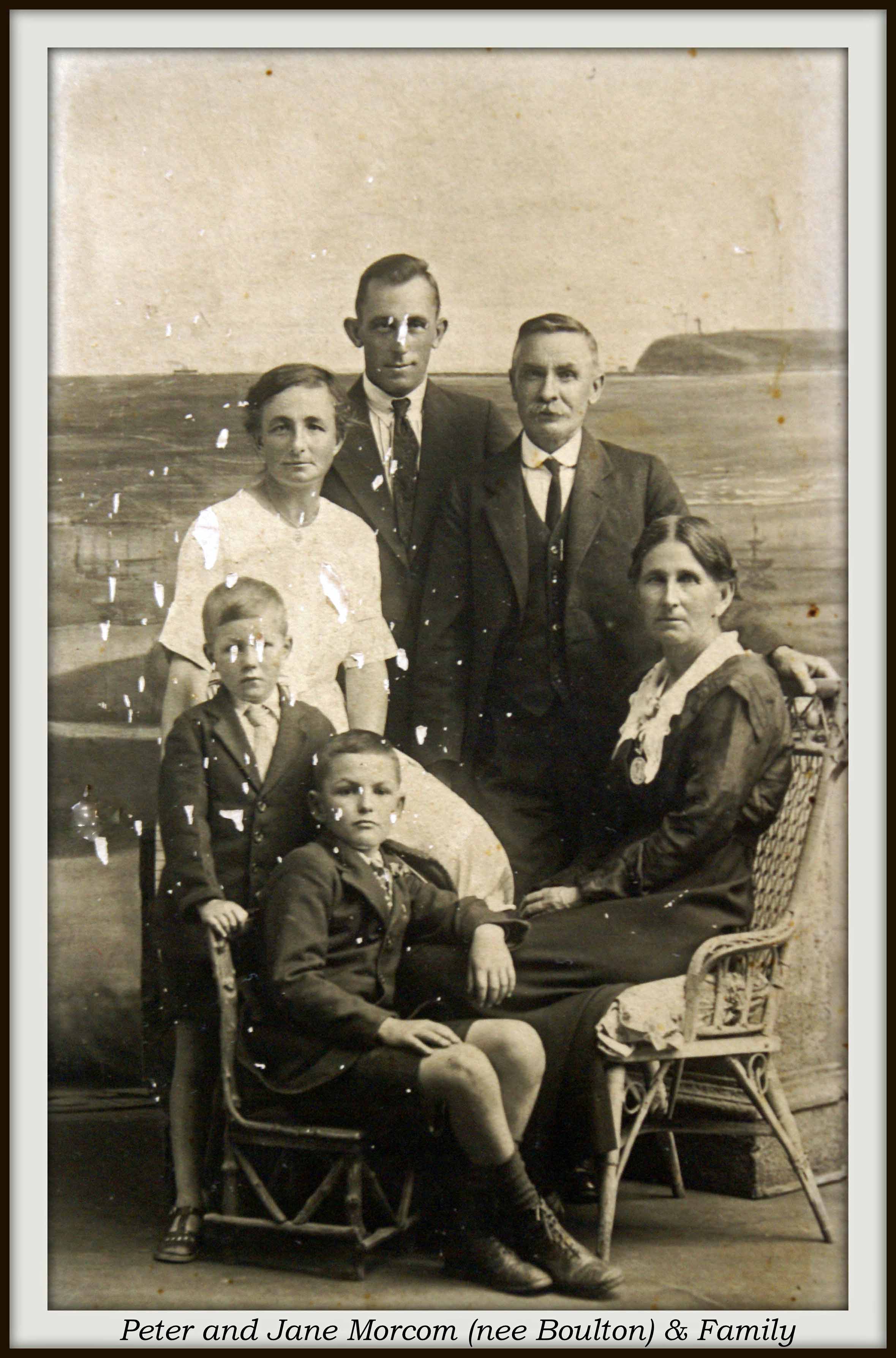 Peter MORCOM's family in South Africa